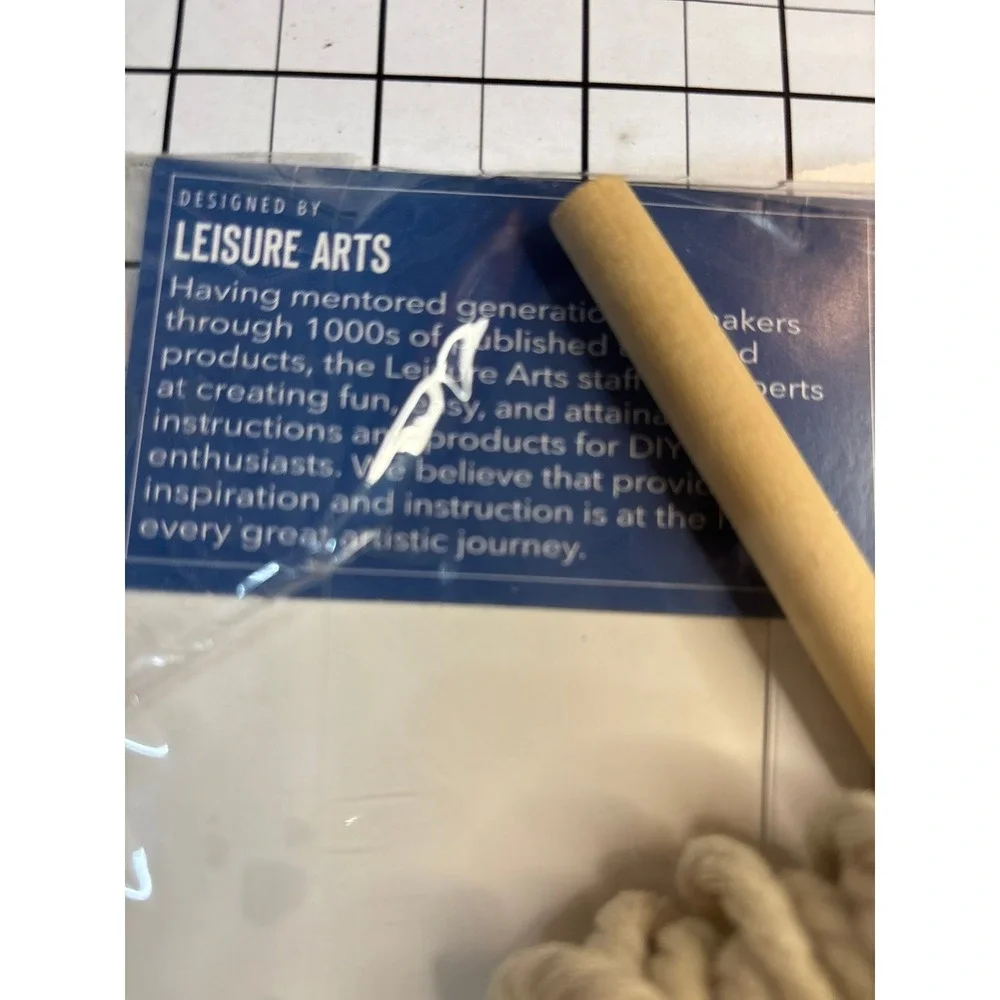 Macrame Kit Half Circle Wall Hanging Macrame Kit By Leisure Art